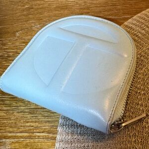 Telfar baby blue wallet